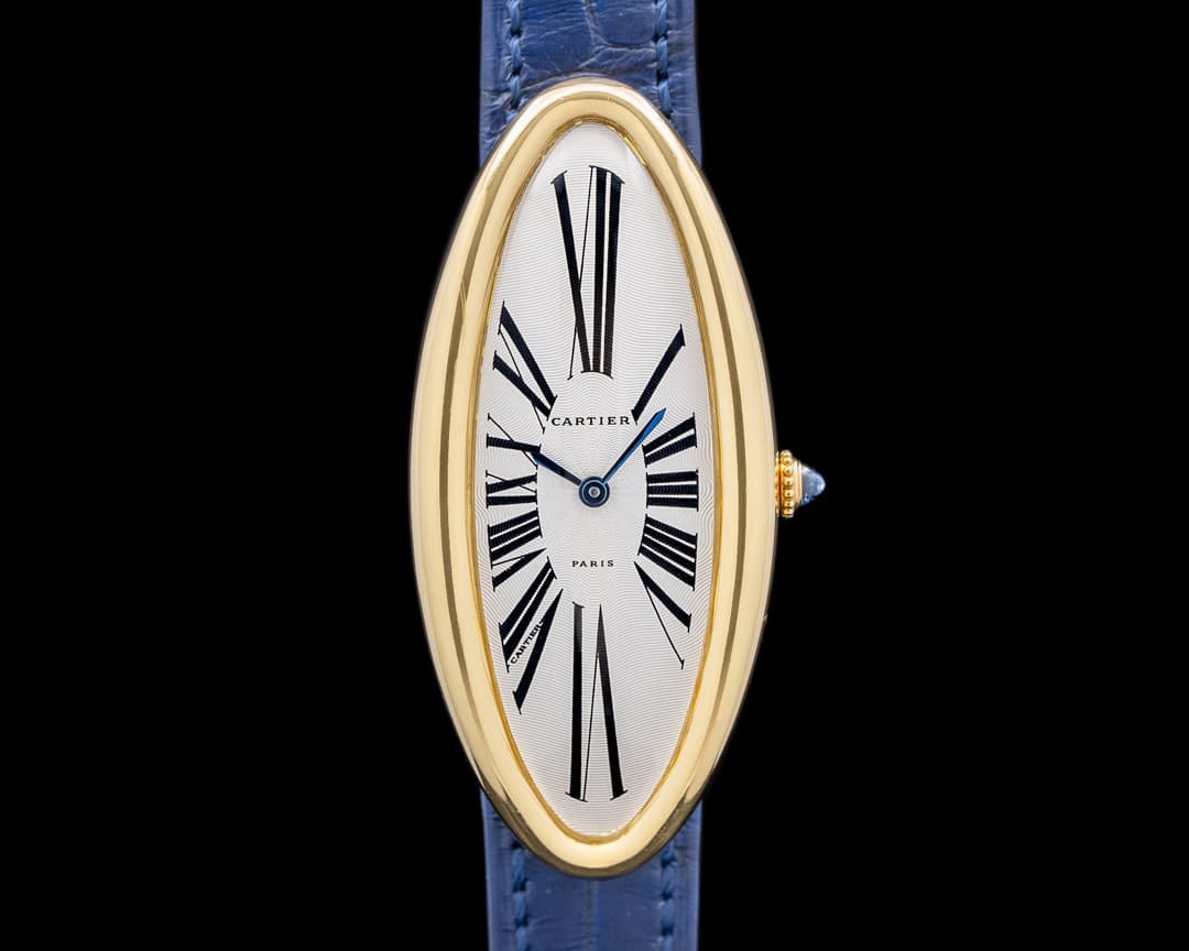 Cartier Baignoire Allongee "Privee Collection" 18K Yellow Gold RARE