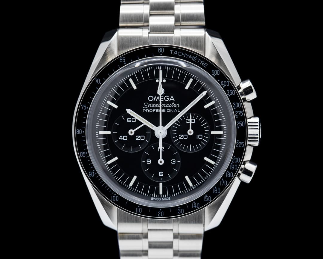 Omega Speedmaster Professional Moonwatch SS Black Dial
