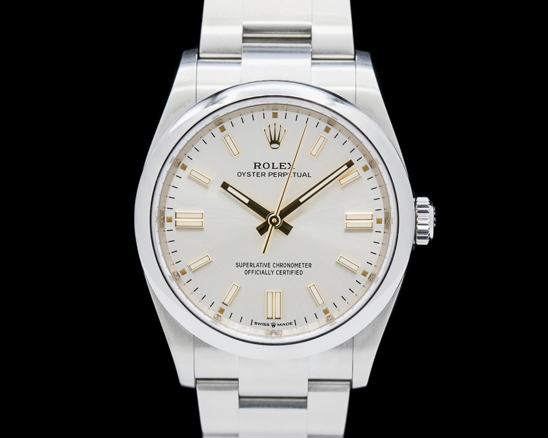 Rolex Oyster Perpetual DOMINO'S CHALLENGE SS / Silver Stick Dial
