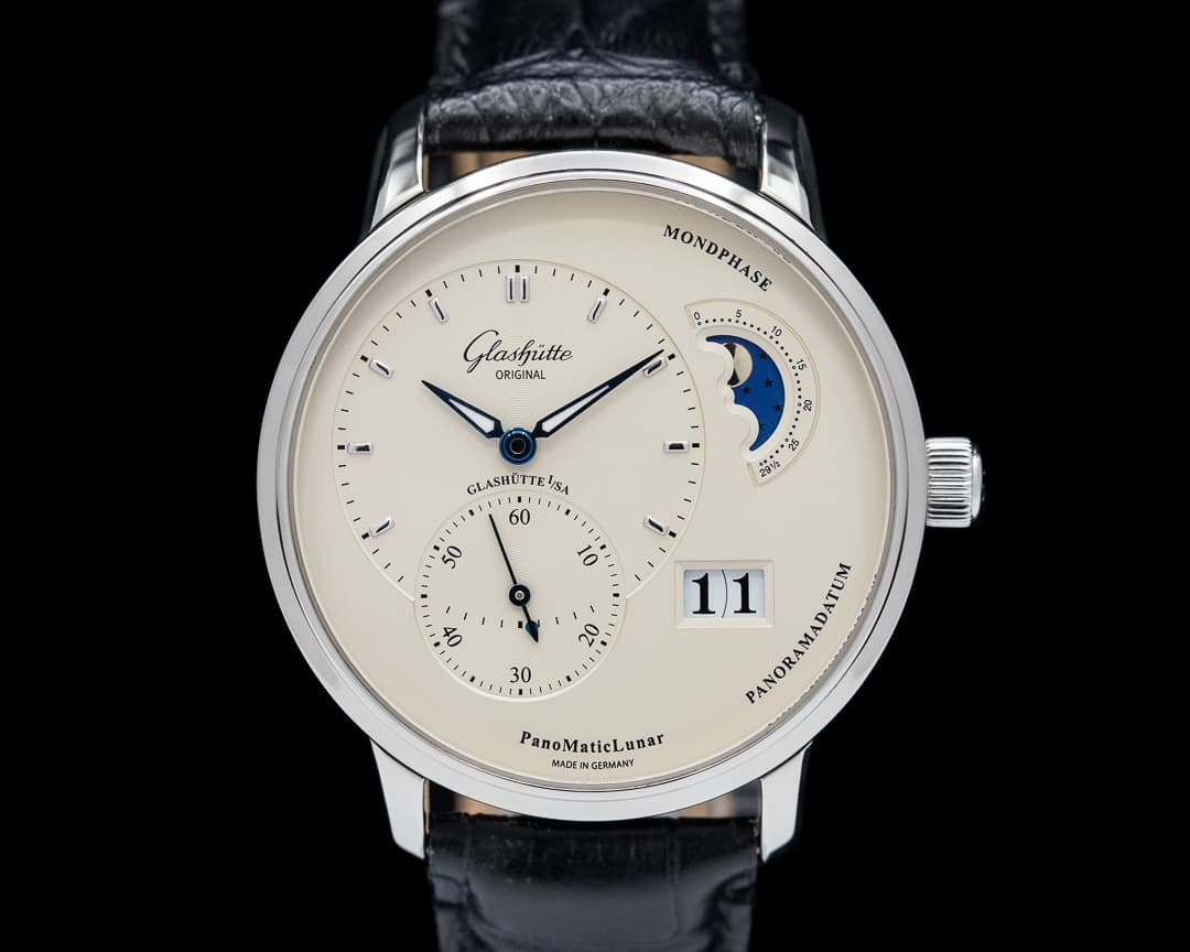 Glashutte Original PanoMatic Lunar SS Silver Dial
