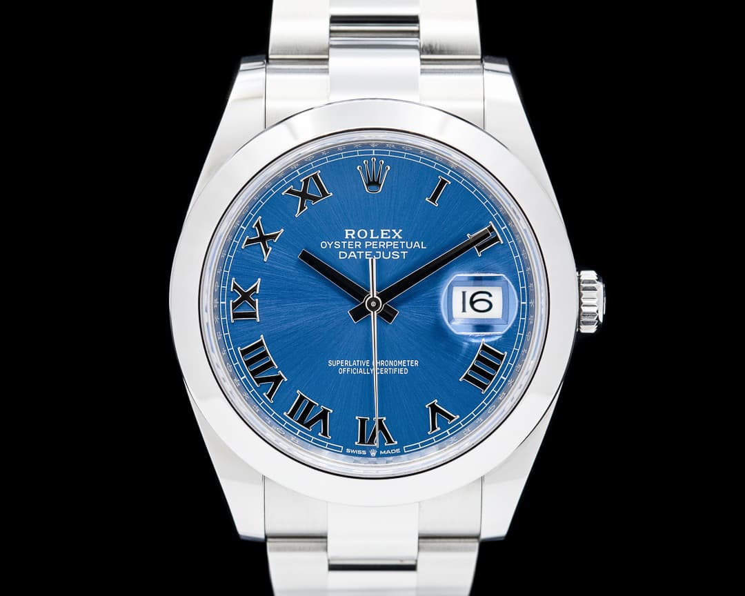 Rolex Datejust 41 SS Blue Roman Dial 2024