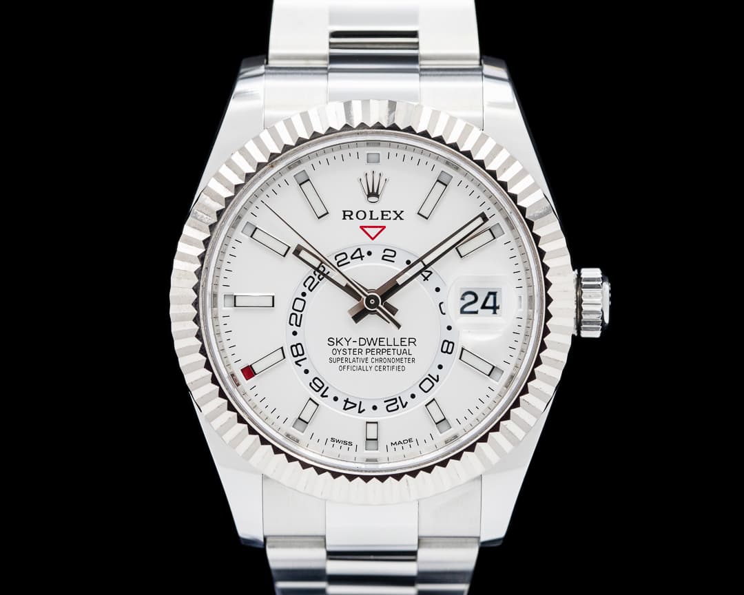 Rolex Sky-Dweller 326934 SS White Dial