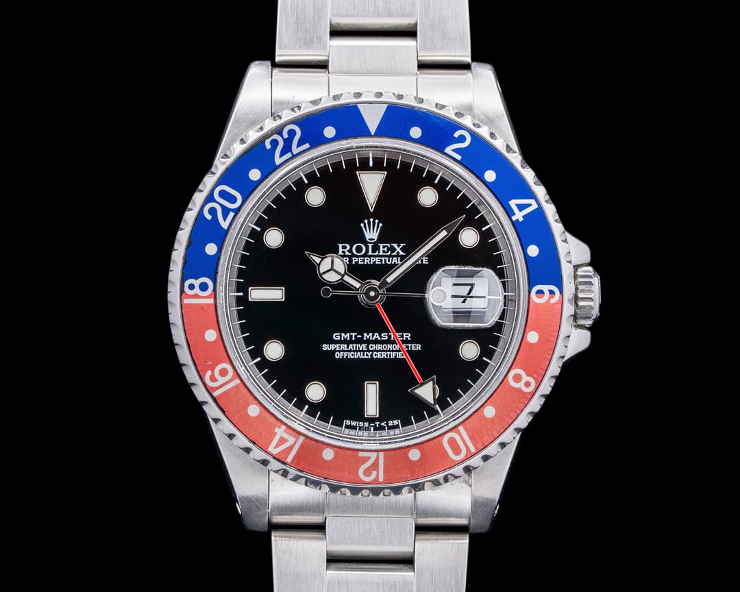 Rolex 16700 GMT Master Red / Blue Pepsi Bezel SS