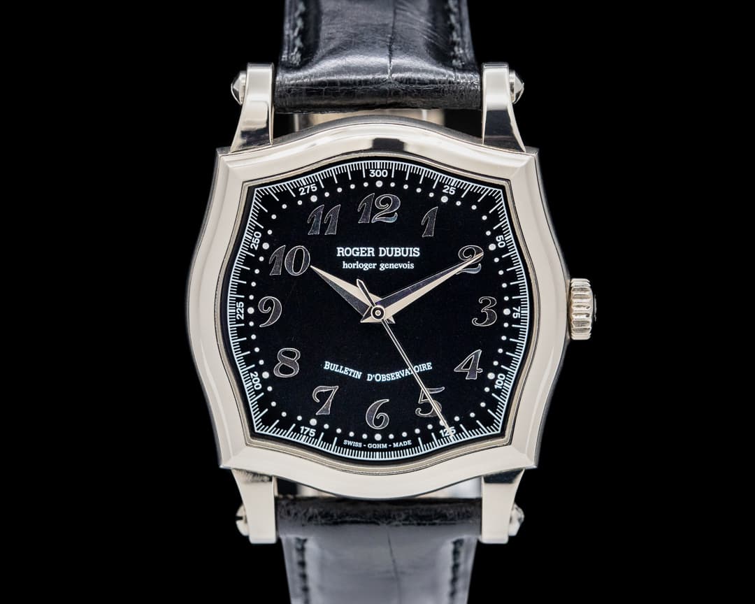 Roger Dubuis Sympathie S37 18K White Gold Black Dial RARE