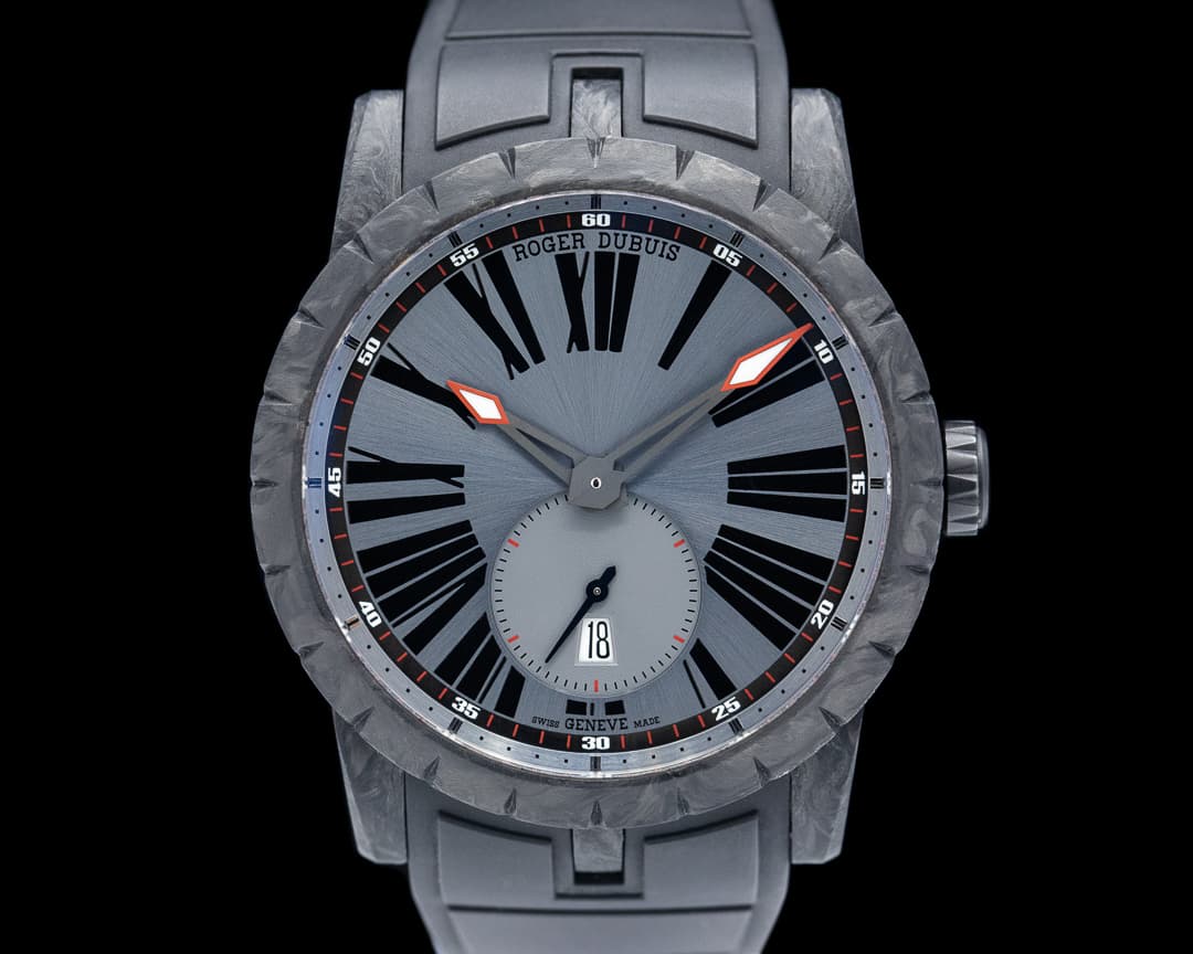 Roger Dubuis Excalibur 42MM Forged Carbon Gray Dial