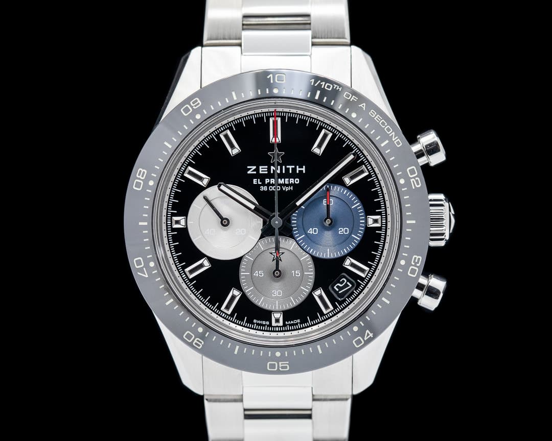 Zenith El Primero Chronomaster Sport SS Black Dial