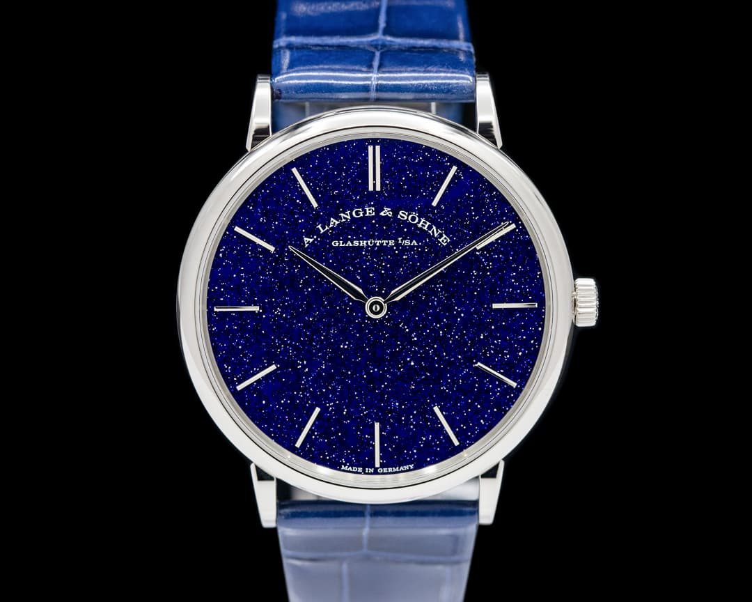 A. Lange & Söhne Saxonia Thin 18K White Gold Blue Dial 2024