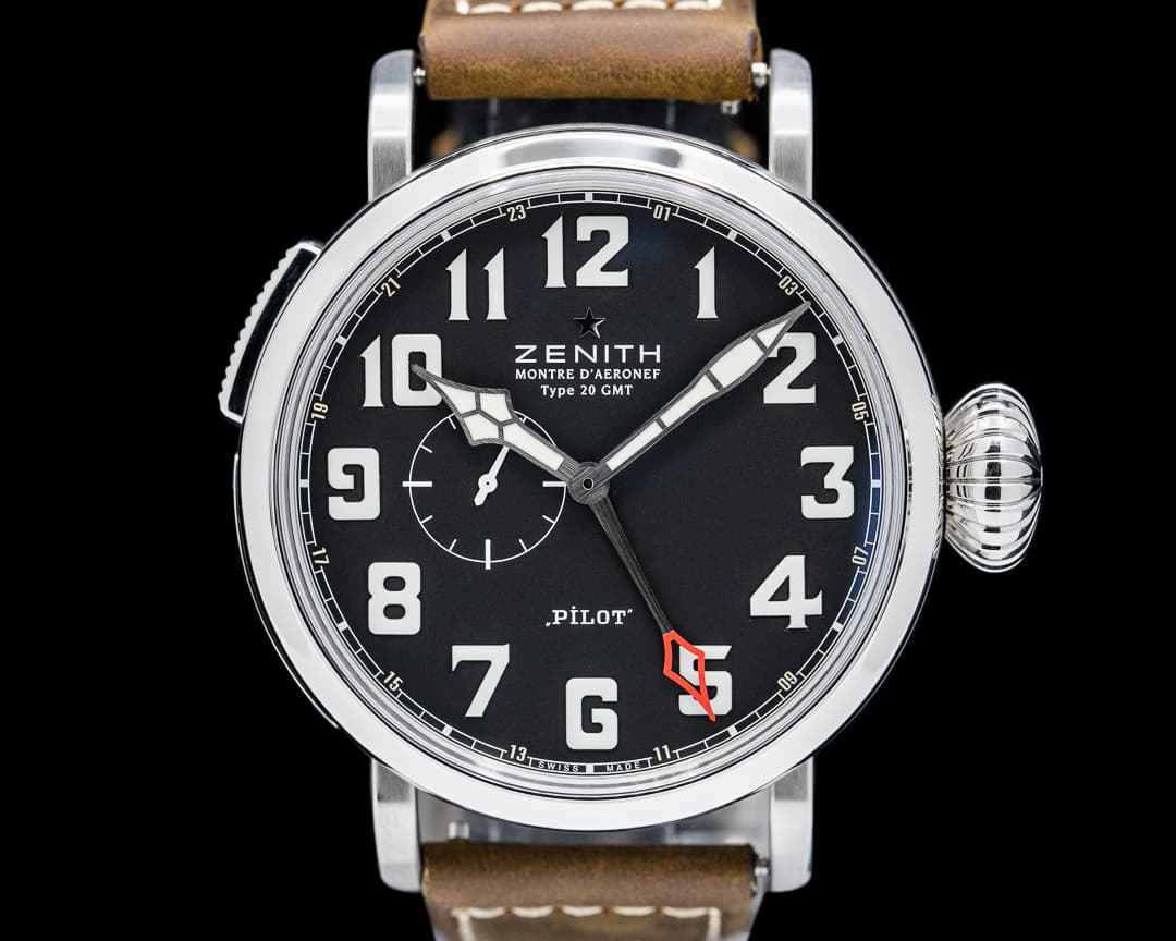Zenith Pilot Type 20 GMT SS Black Dial