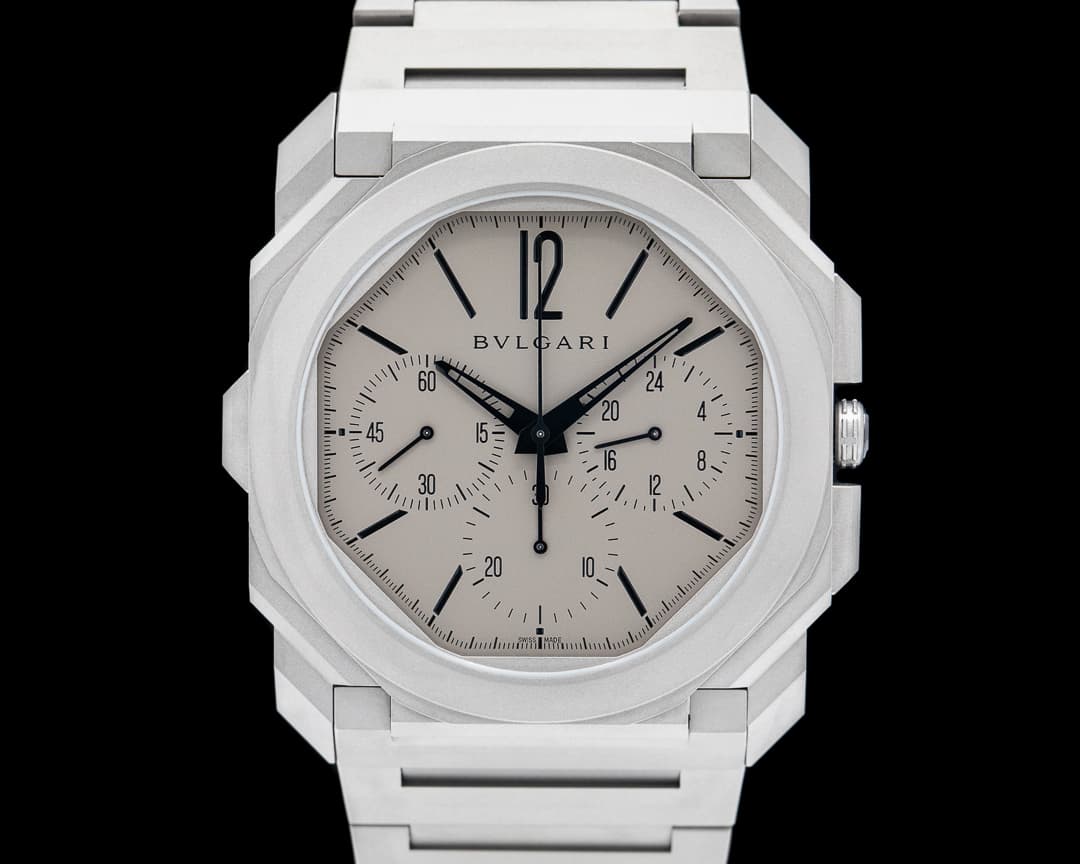 Bulgari Octo Finissimo Chronograph GMT Titanium Gray Dial