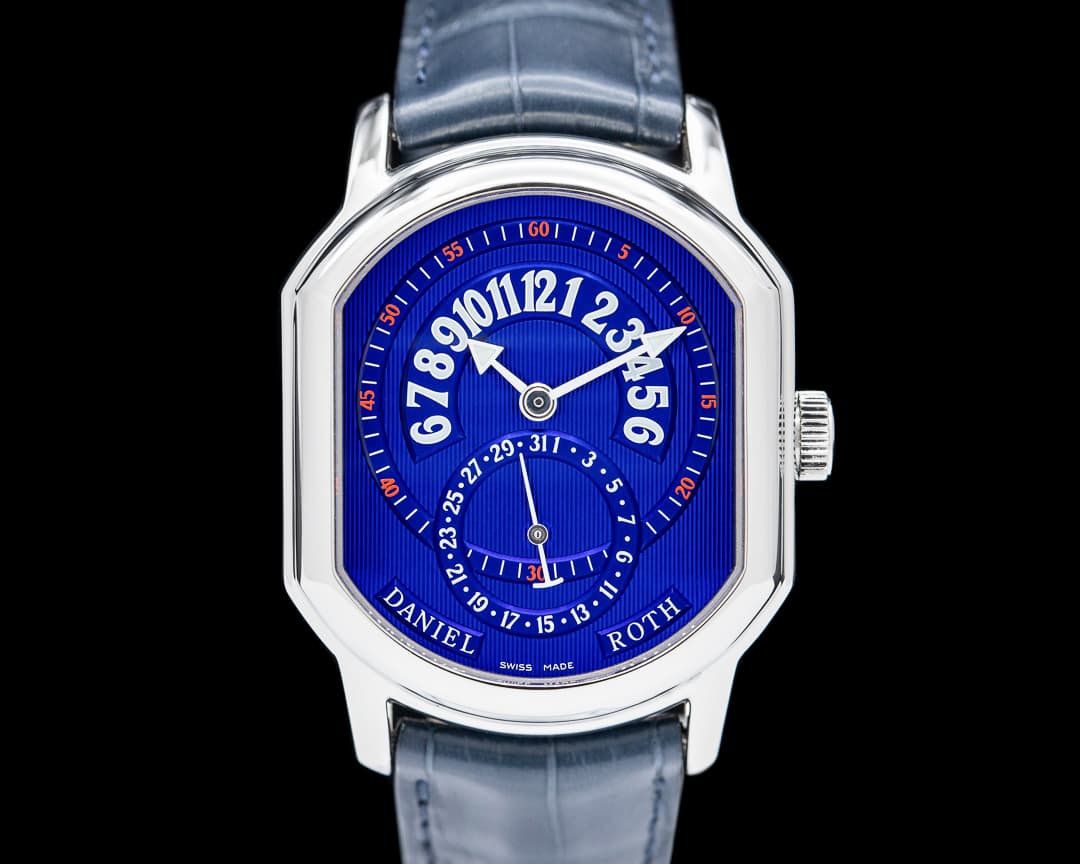 Daniel Roth Premier Retrograde Blue Dial SS