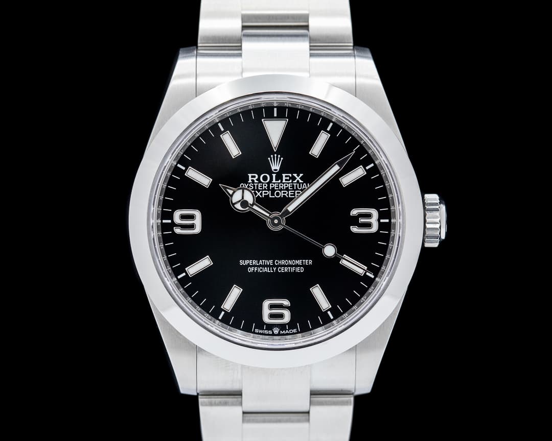 Rolex Explorer I 40MM SS Black Dial