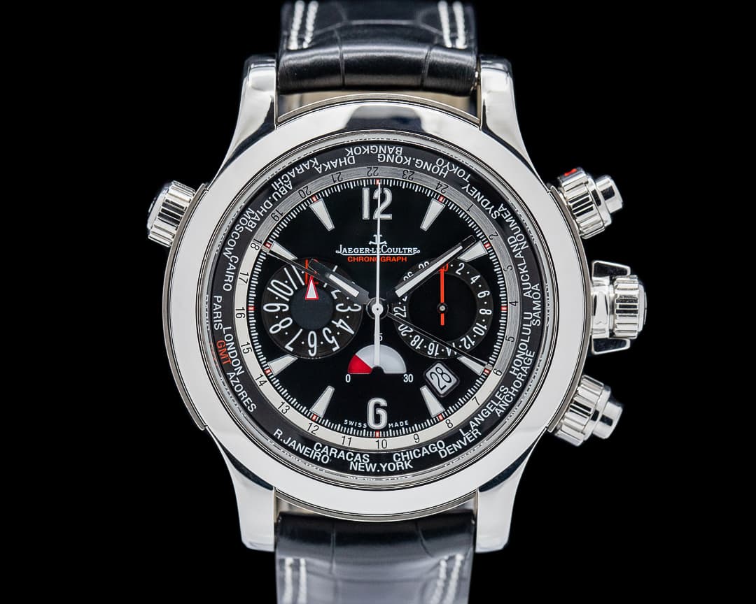 Jaeger-LeCoultre Master Compressor Extreme World Chronograph SS Black Dial
