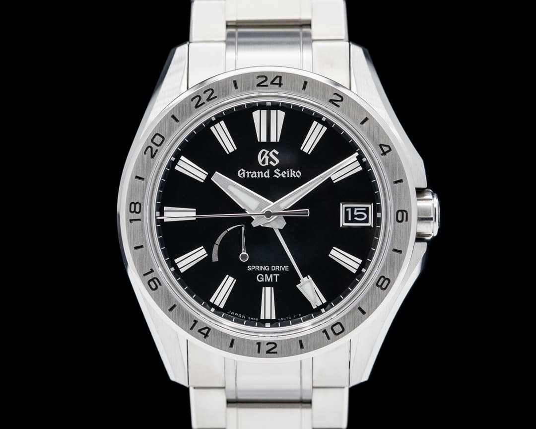 Grand Seiko Spring Drive GMT Sport Collection Titanium Black Dial
