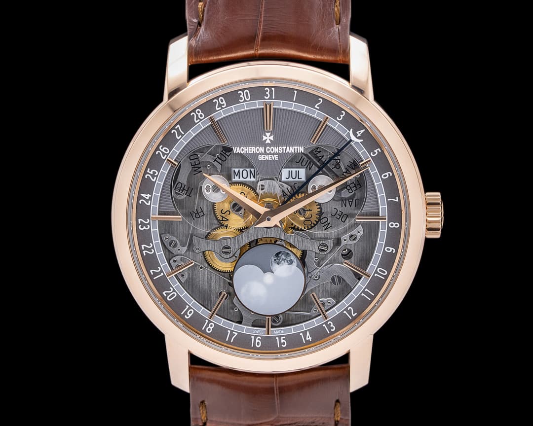 Vacheron Constantin Traditionnelle Complete Calendar Skeleton 18K Rose Gold
