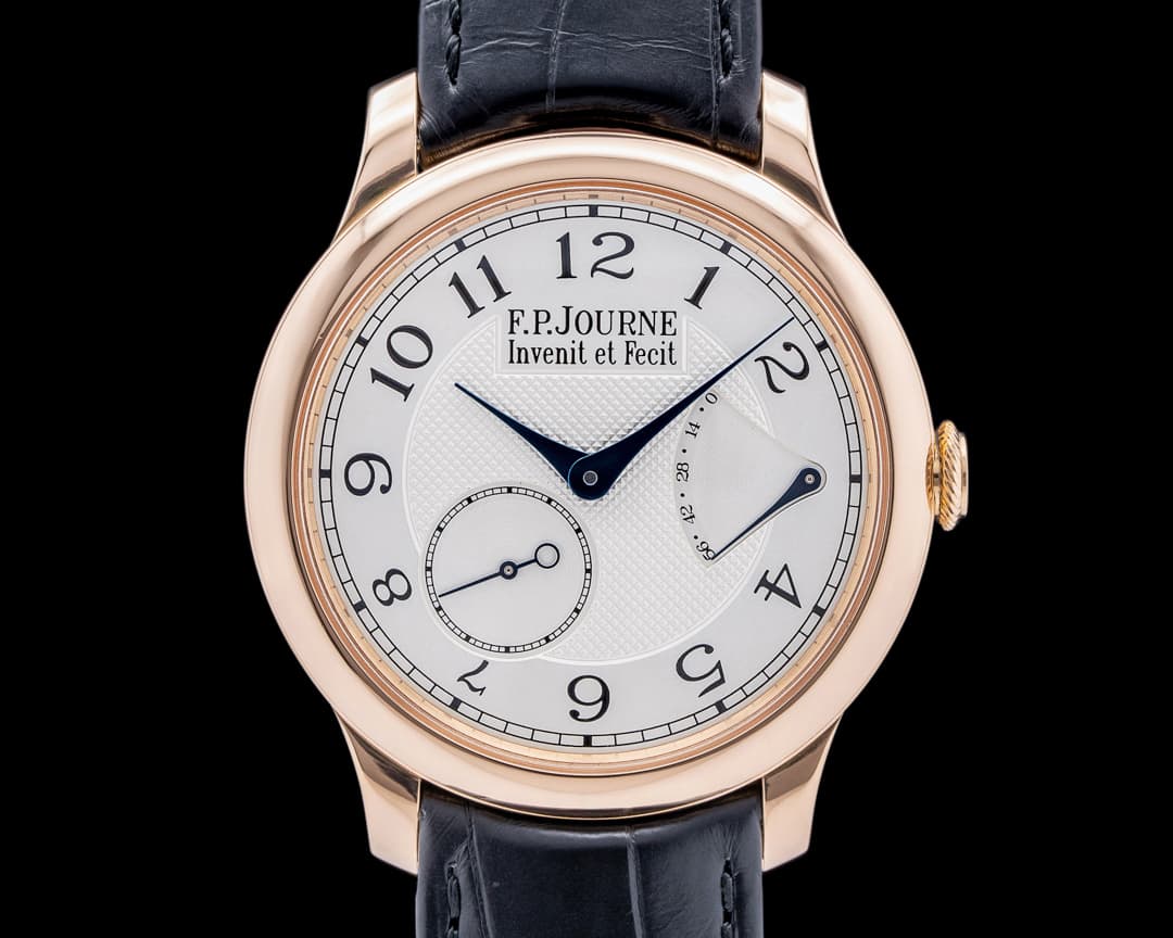 F. P. Journe Chronometre Souverain Red Gold / Silver Dial 40MM