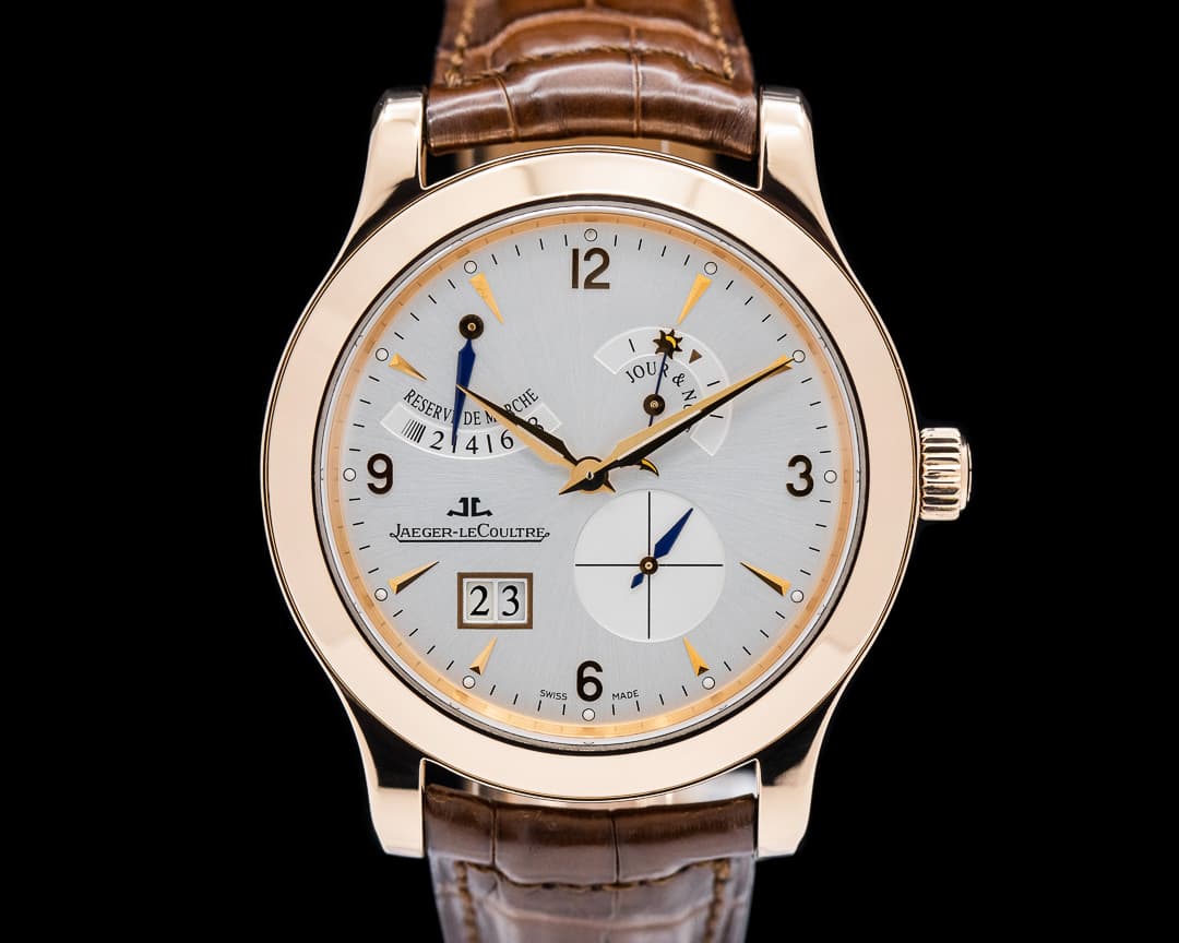 Jaeger-LeCoultre Master 8 Days 18k Rose Gold Silver Dial