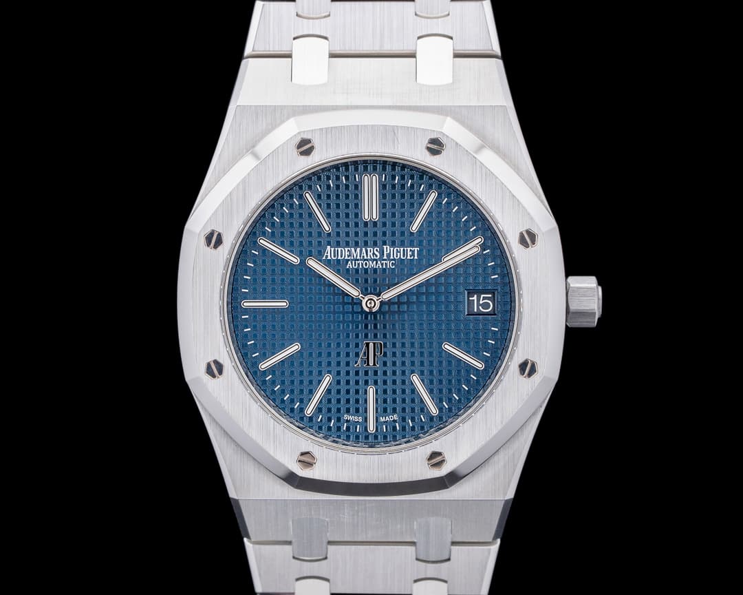 Audemars Piguet Royal Oak 15202ST "Jumbo" Extra Thin SS Blue Dial