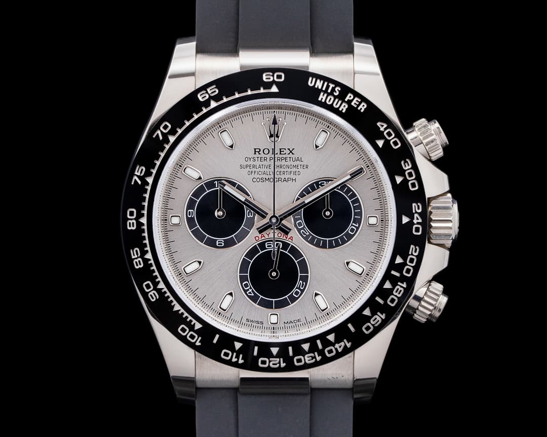 Rolex Daytona 116519 18K White Gold Ceramic Oysterflex