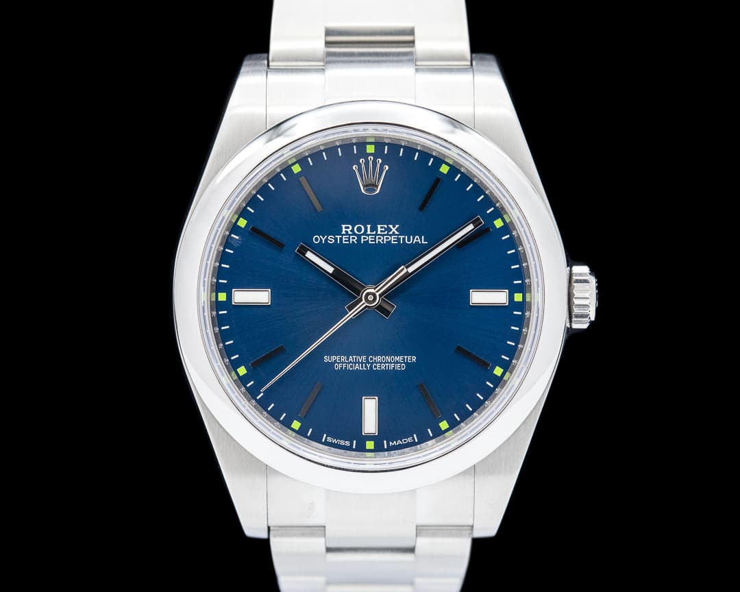 Rolex Oyster Perpetual 39MM SS Blue Dial