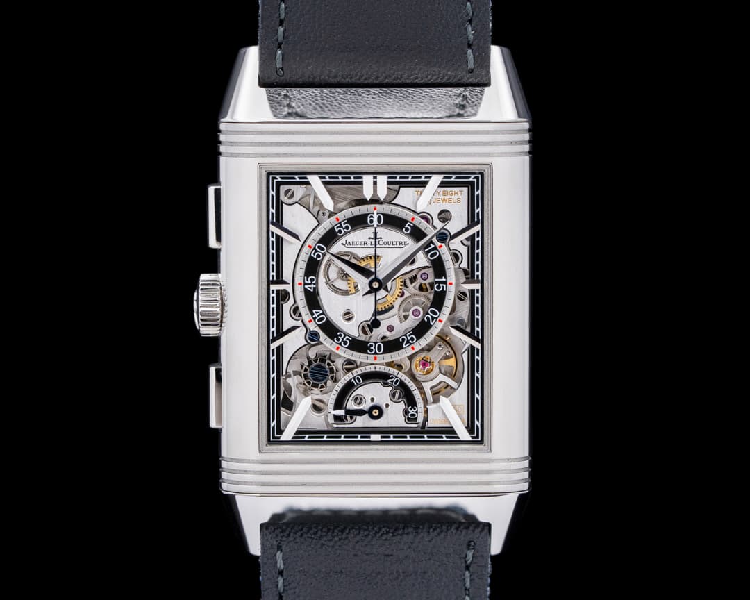 Jaeger-LeCoultre Reverso Tribute Chronograph SS Blue Dial 2024