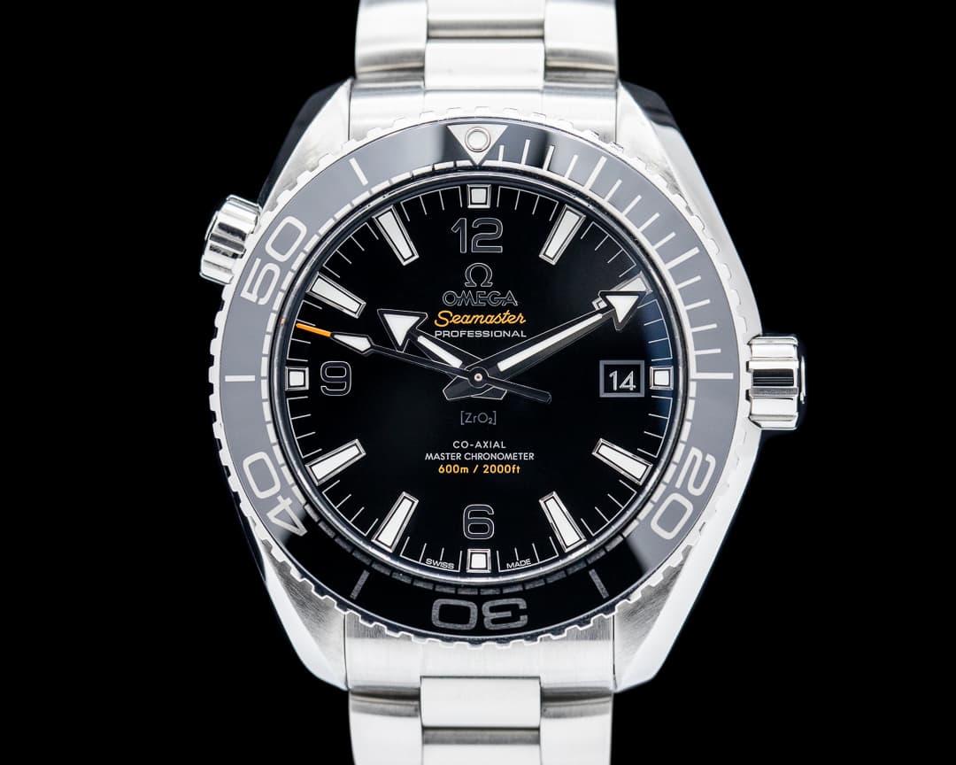 Omega Seamaster Planet Ocean Co-Axial SS Black Dial