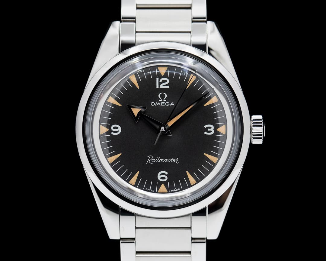Omega Seamaster Railmaster 1957 Trilogy SS Black Dial LIMITED