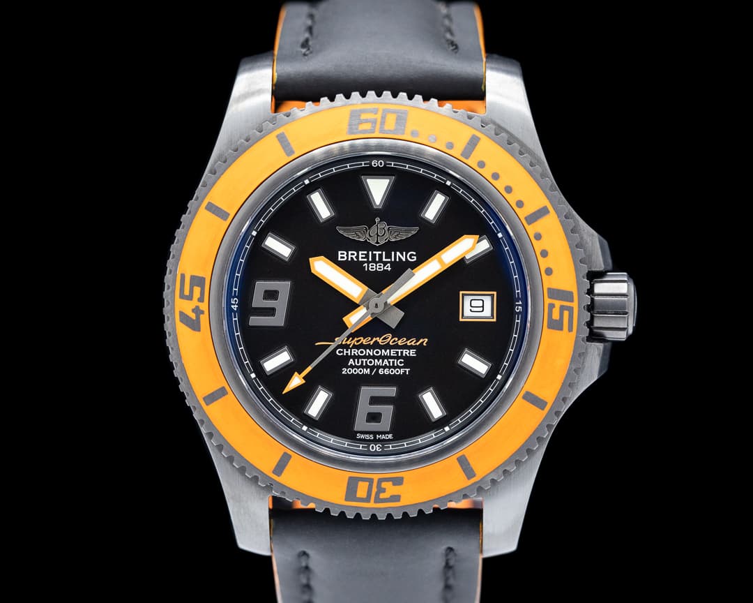 Breitling SuperOcean 44 SS Black Dial LIMITED
