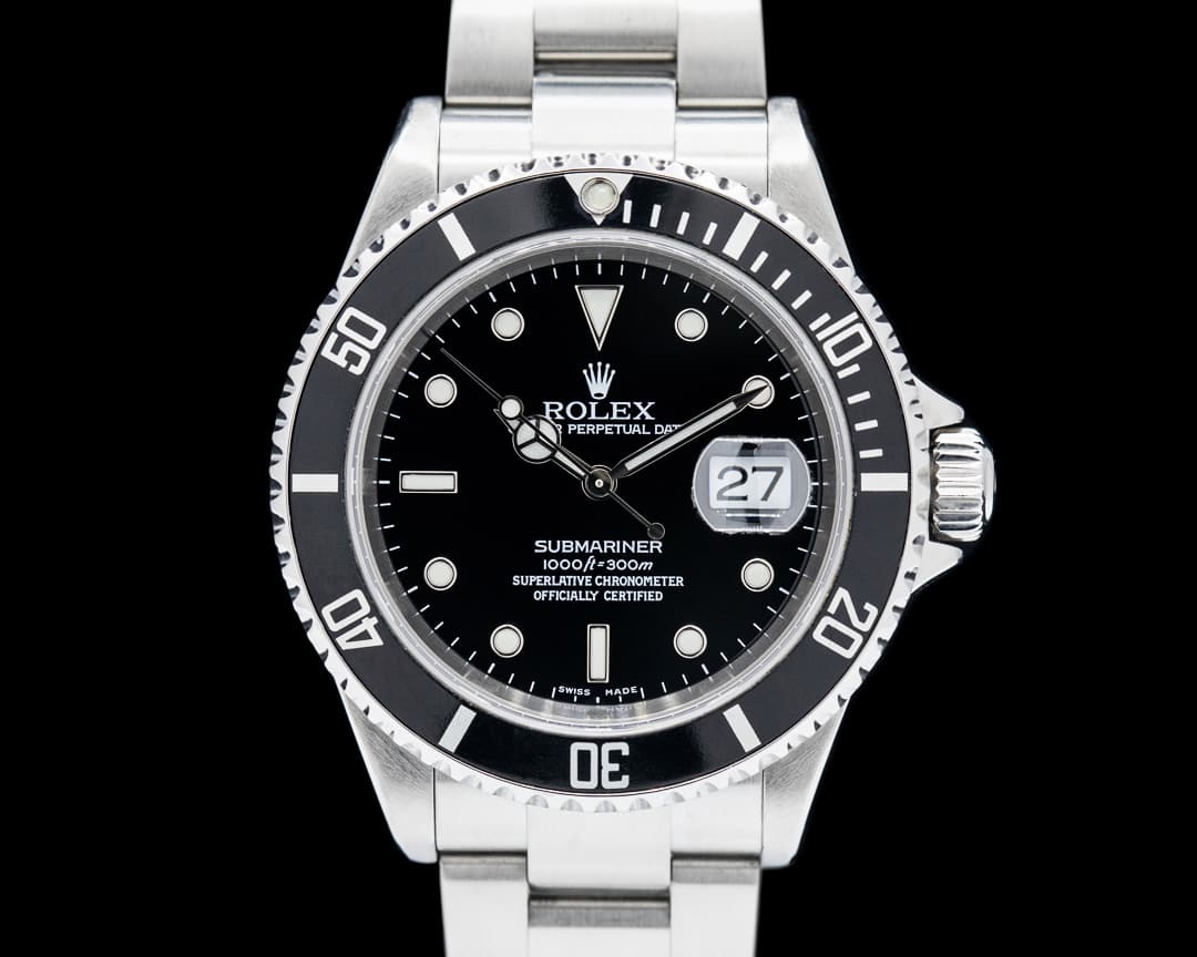 Rolex Submariner Date 16610 SS Black Dial