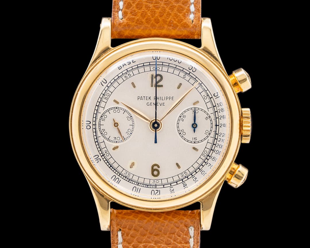 Patek Philippe 1463 Chronograph "Tasti Tondi" 18K Yellow Gold C. 1956