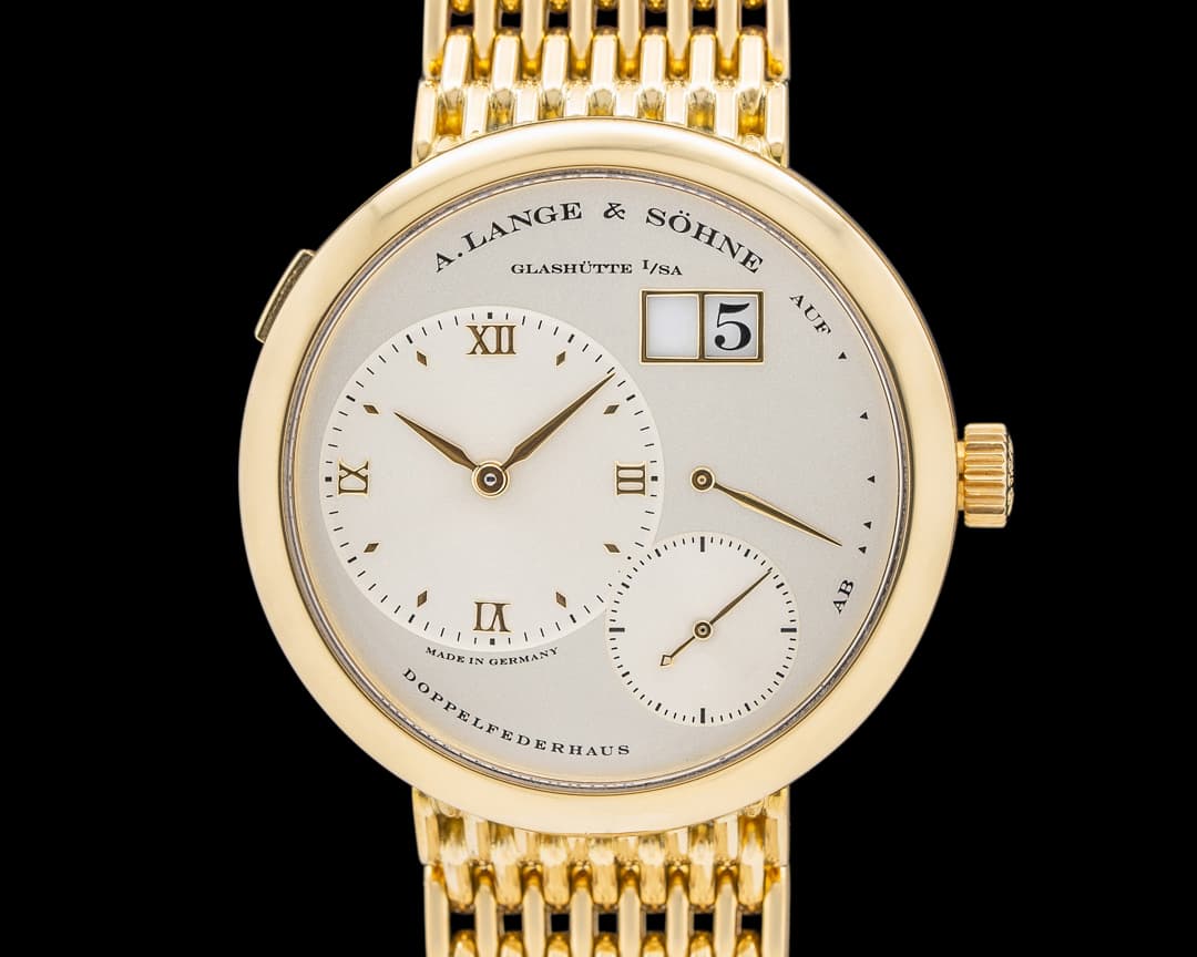 A. Lange and Sohne Lange 1 18k Yellow Gold BRACELET RARE