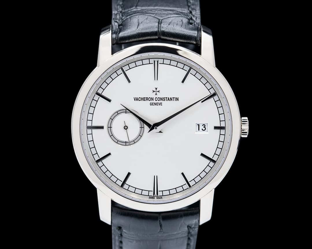 Vacheron Constantin Patrimony Traditionnelle 18K White Gold Silver Dial
