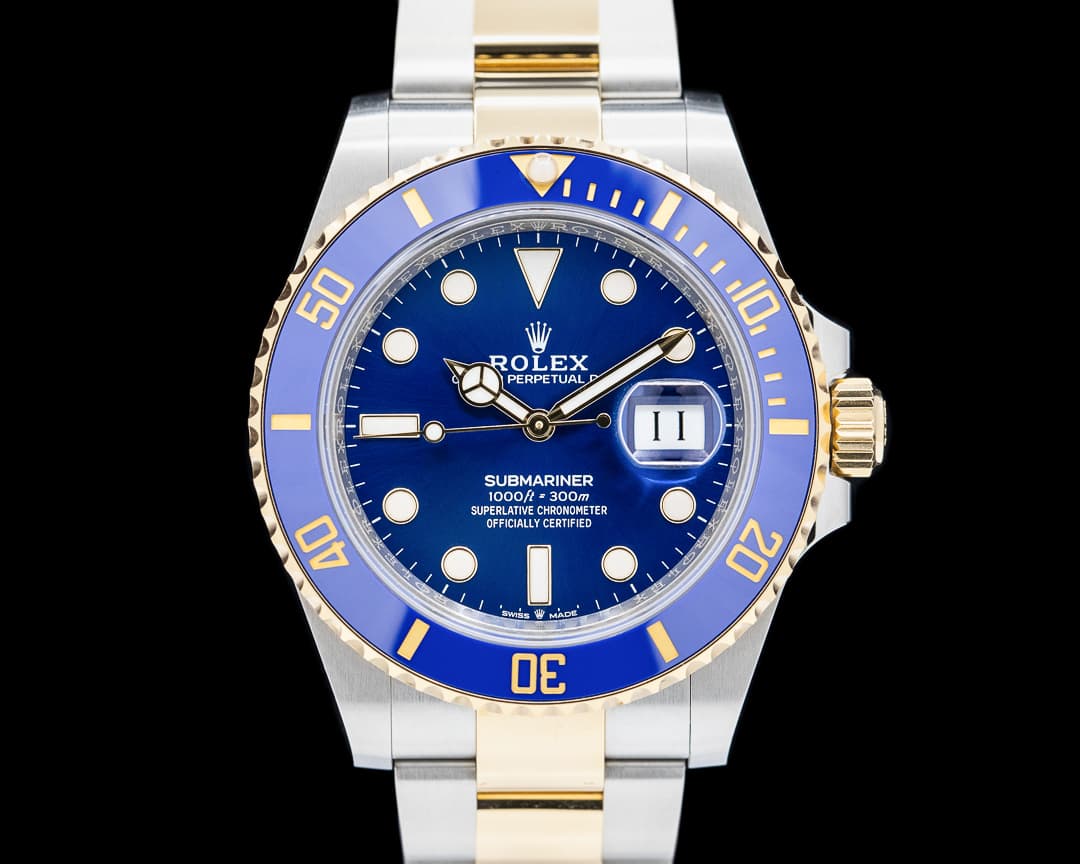 Rolex Submariner 126613LB 18K YG / SS Blue Dial