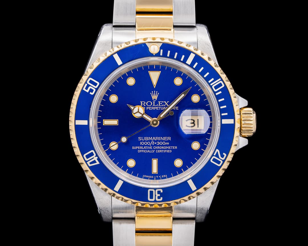 Rolex Submariner 16613 Blue Dial SS / 18K