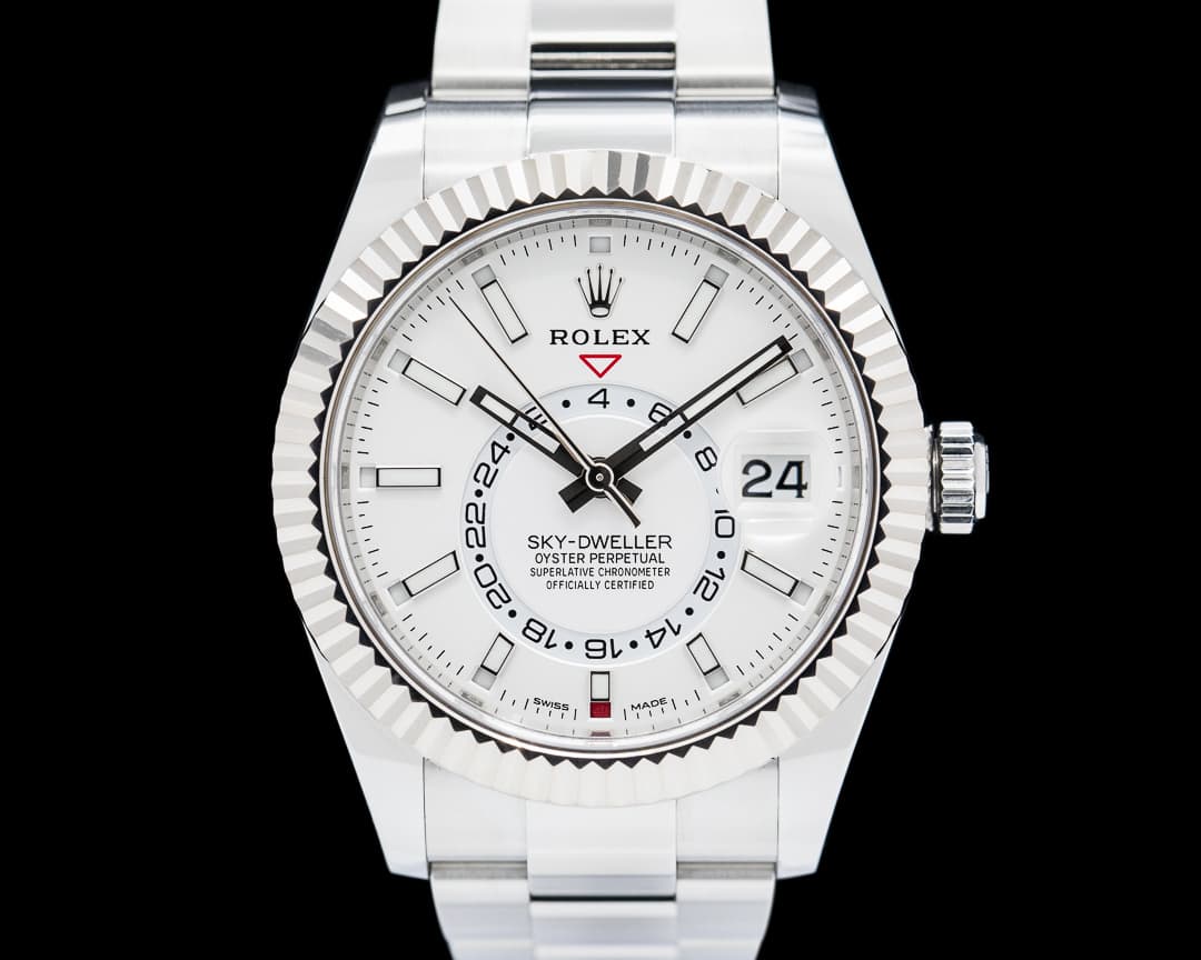 Rolex Sky-Dweller 326934 SS White Dial