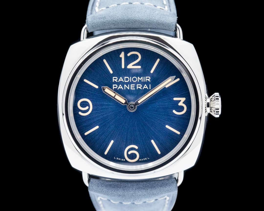 Panerai Radiomir Blue Dial PAM01383 SS UNWORN 2025
