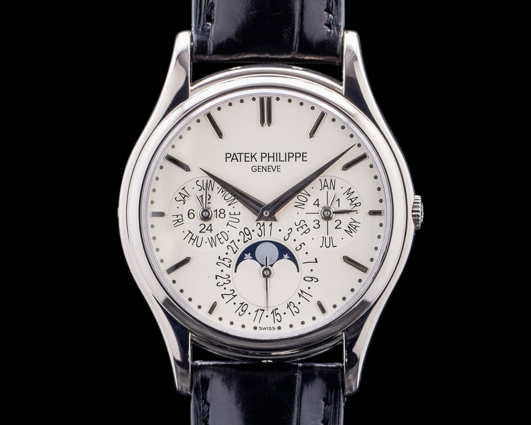 Patek Philippe Perpetual Calendar 5140G Ultra Thin 18K White Gold Silver Dial