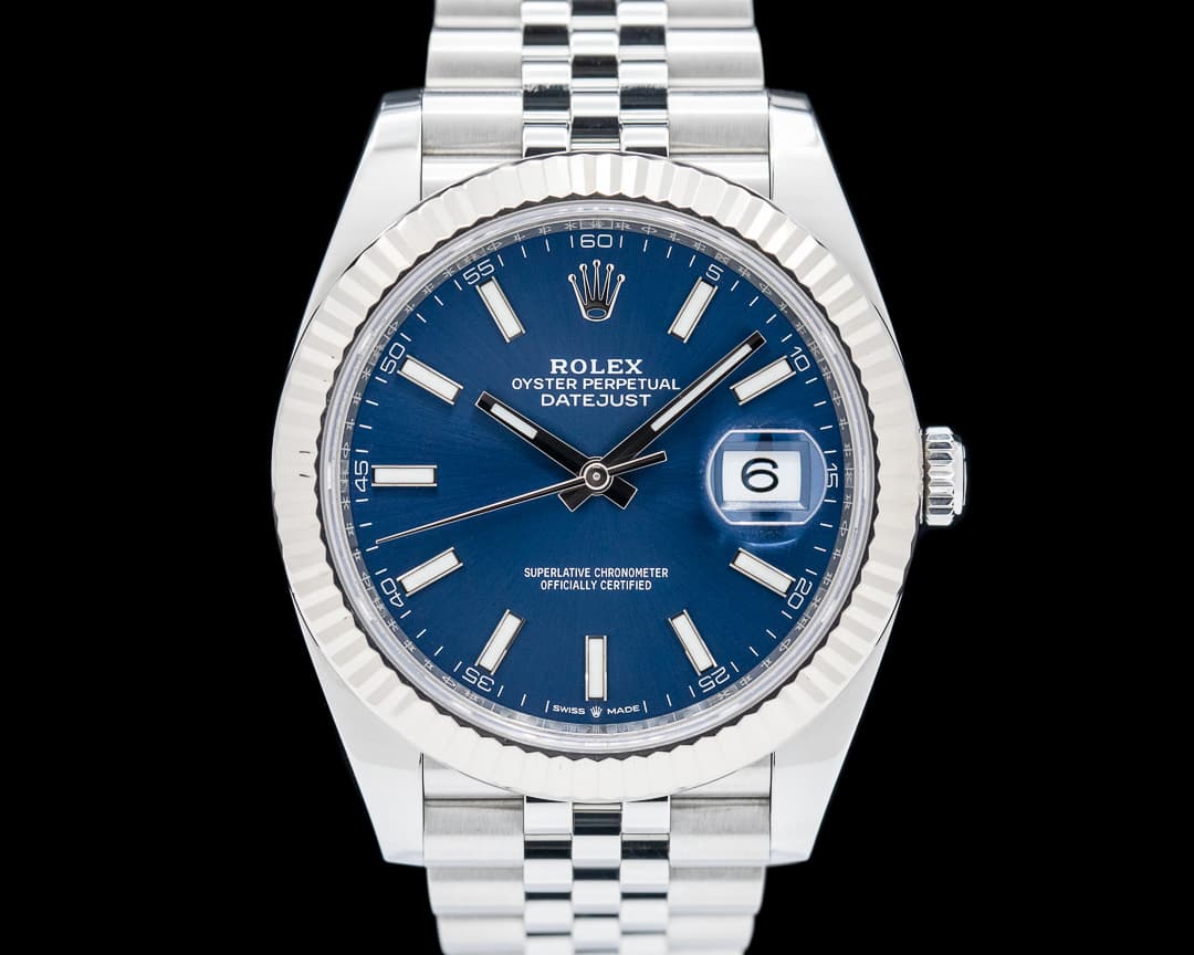 Rolex Datejust 41 Fluted Jubilee Blue Dial