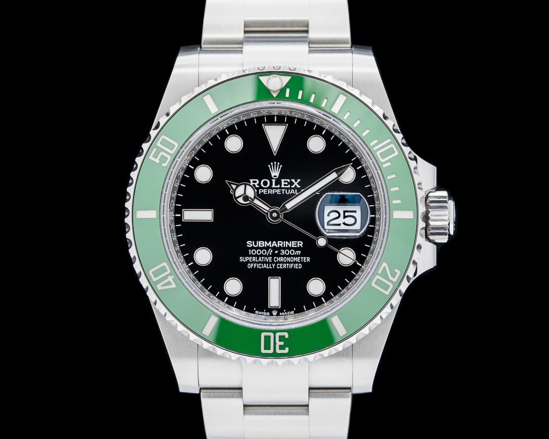 Rolex Submariner Date 126610LV "Kermit Green" Ceramic Bezel SS 2024
