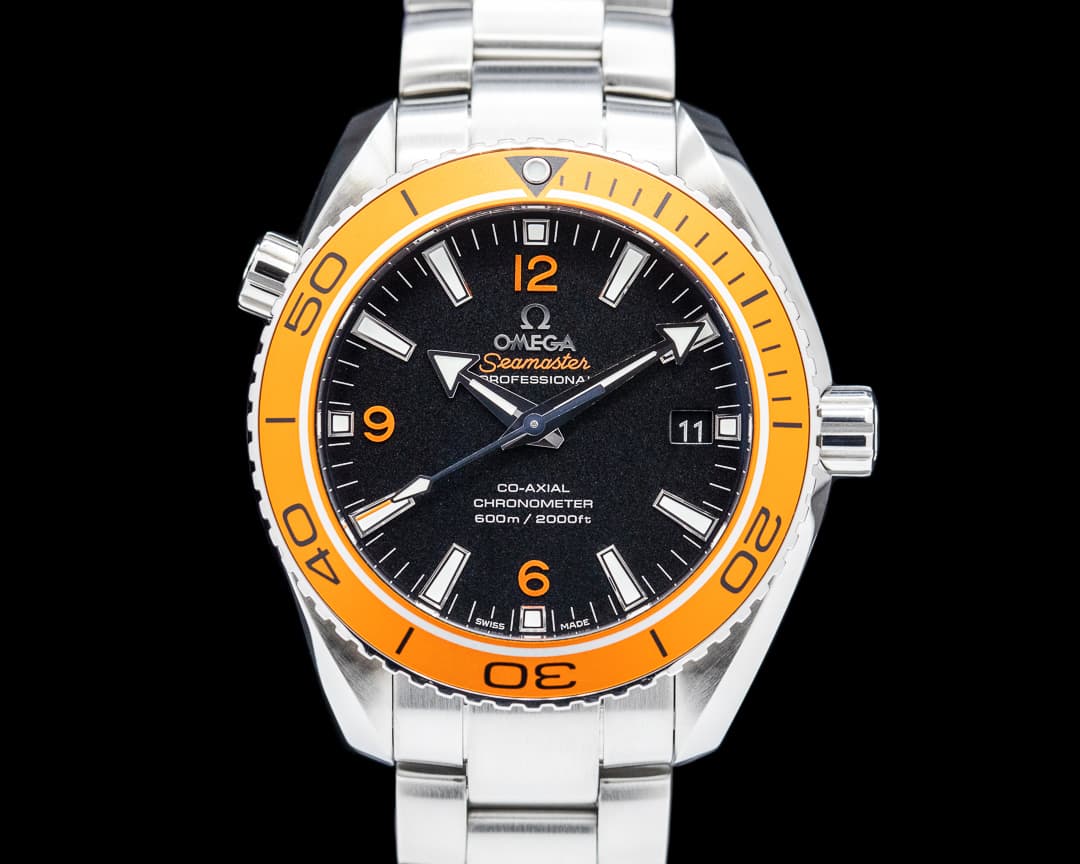 Omega Seamaster Co Axial Planet Ocean SS Black Dial