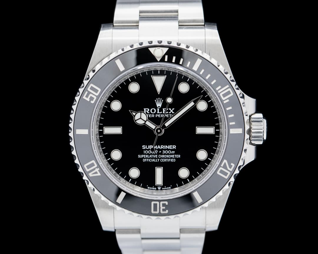 Rolex Submariner 124060 No Date 41 SS Black Dial