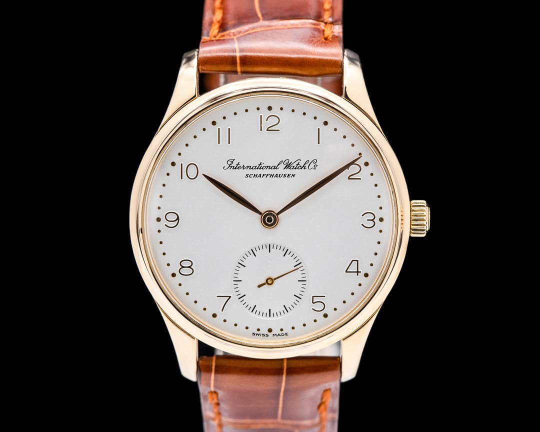 IWC Portugieser 35MM 18K Rose Gold Silver Dial