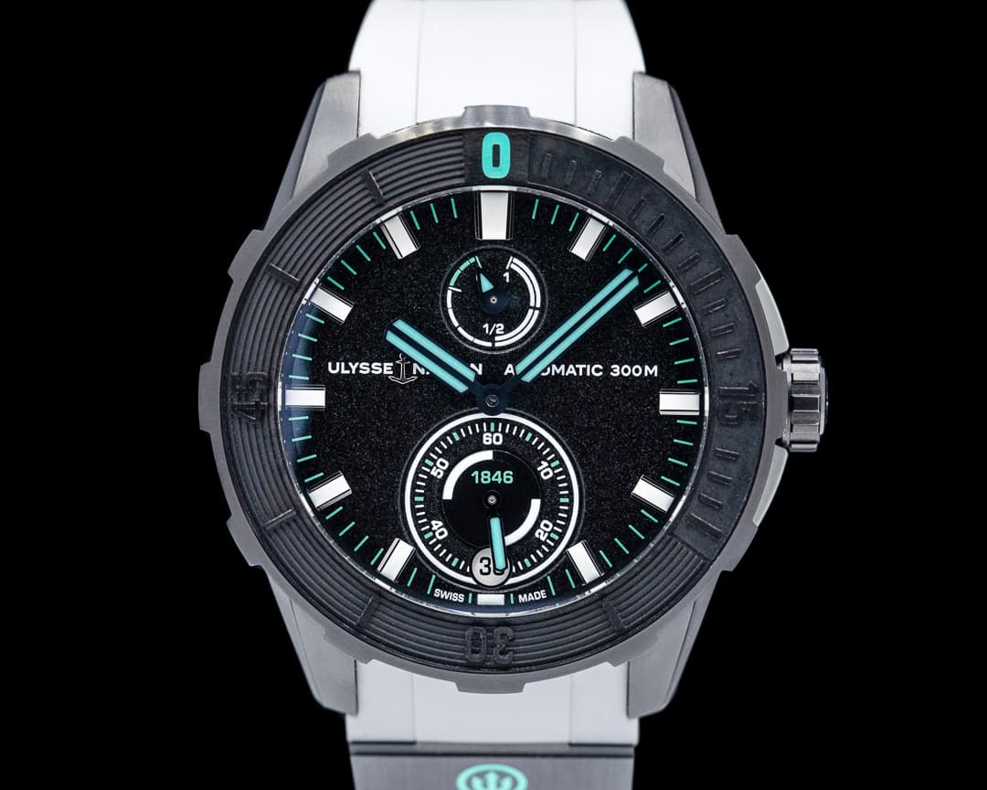 Ulysse Nardin Diver Chronometer "One More Wave" Titanium Black Dial