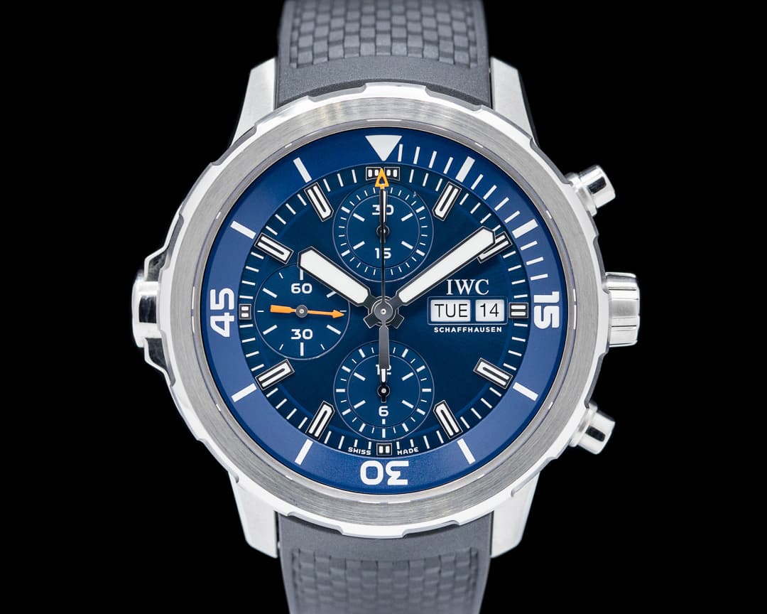 IWC Aquatimer Chronograph "Cousteau" SS Blue Dial