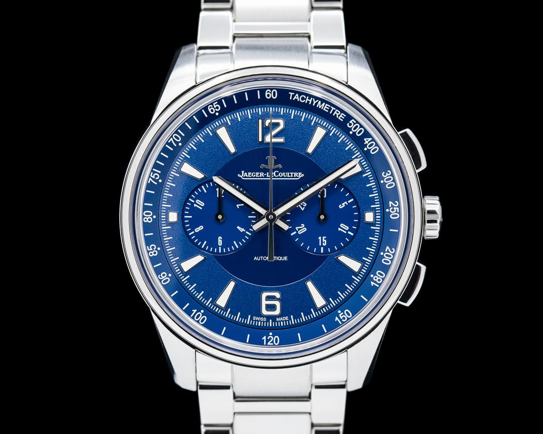 Jaeger LeCoultre Polaris Chronograph SS Blue Dial
