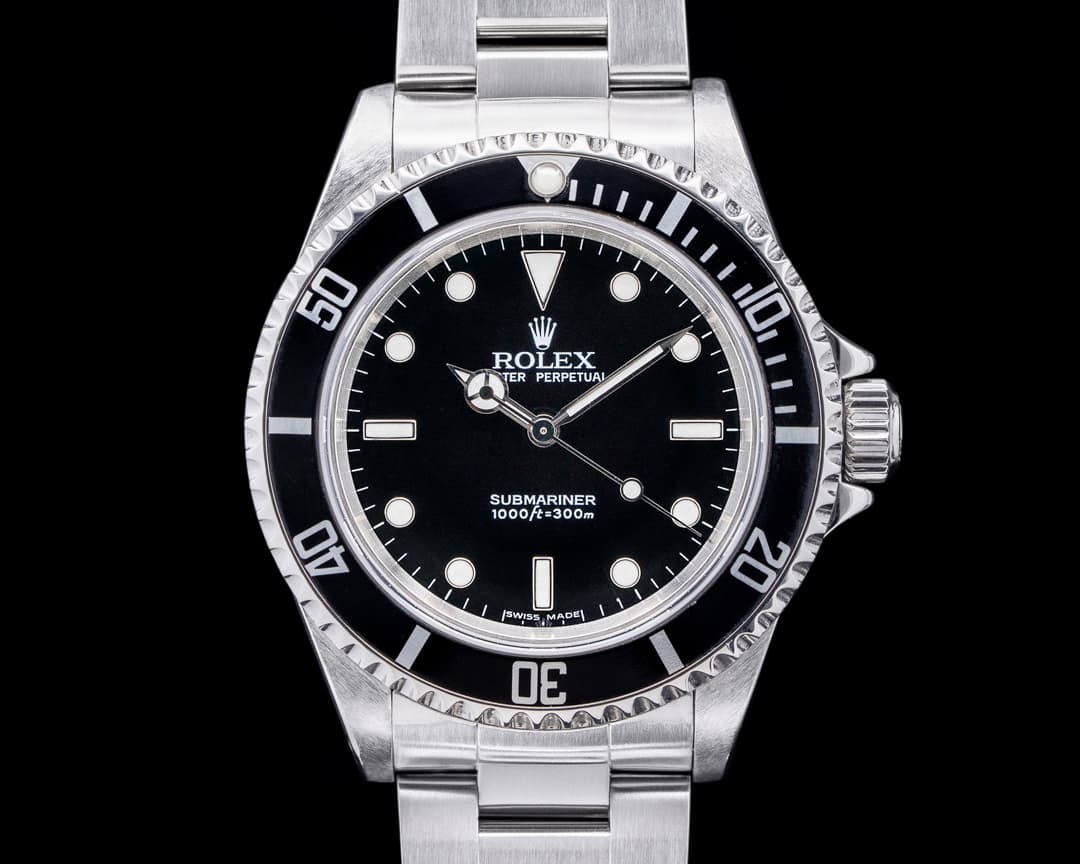 Rolex 14060M Submariner No Date SS Black Dial