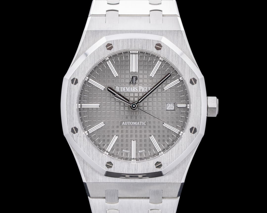 Audemars Piguet Royal Oak 15400ST SS Ruthenium Dial