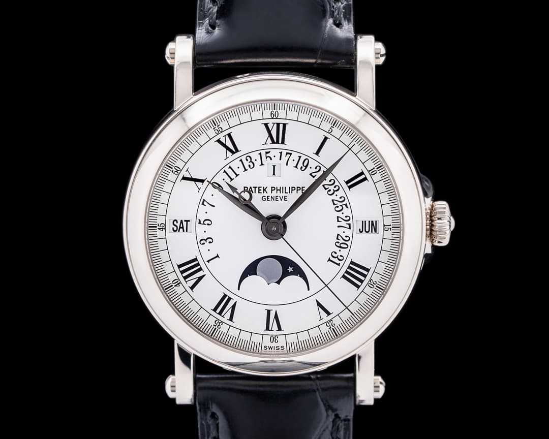 Patek Philippe 5059G Retrograde Perpetual Calendar 18K White Gold White Dial