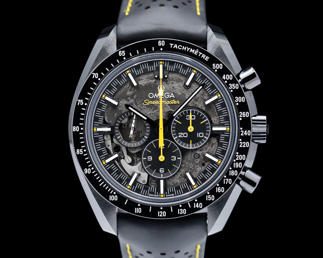 Omega Dark Side of the Moon Apollo 8 Ceramic Black Skeleton Dial 2025