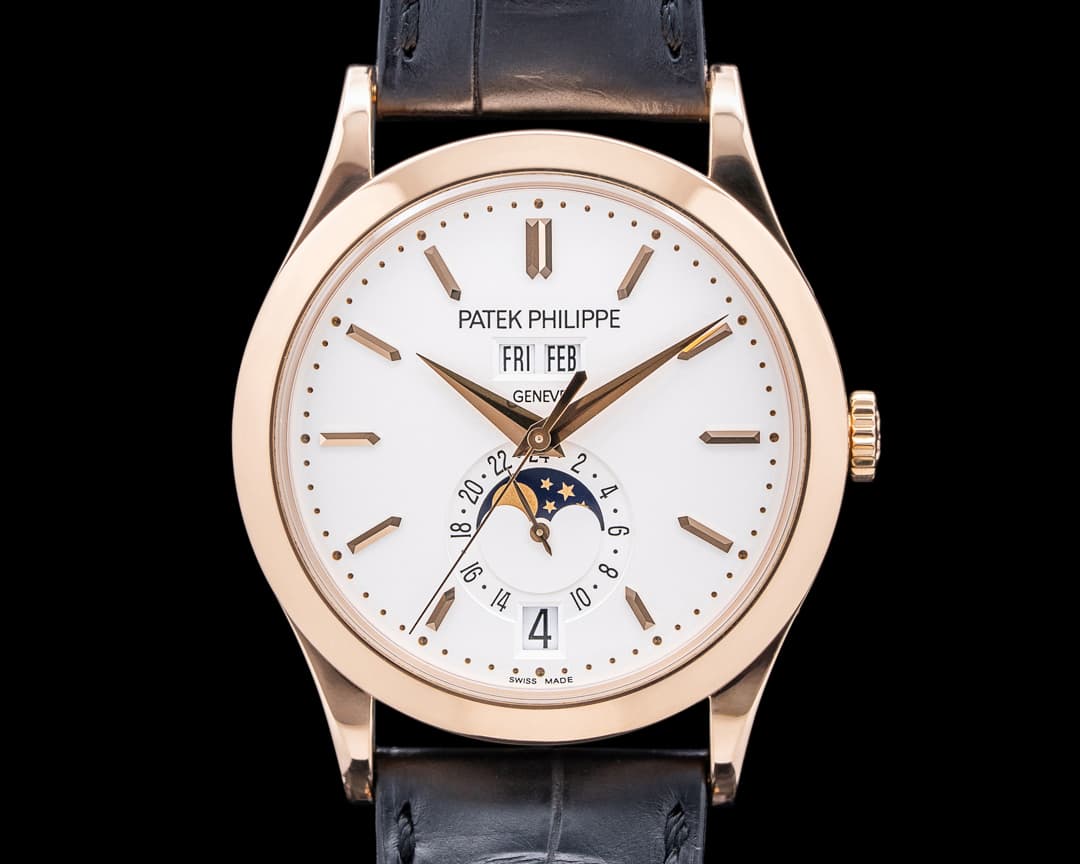 Patek Philippe 5396R Annual Calendar 18K Rose Gold Silver Dial