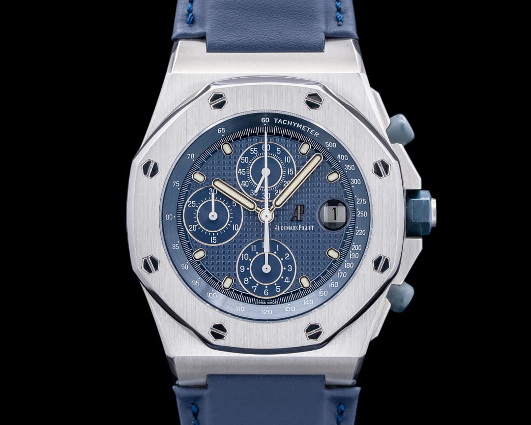 Audemars Piguet 25770ST Royal Oak Offshore Chronograph SS Blue Dial